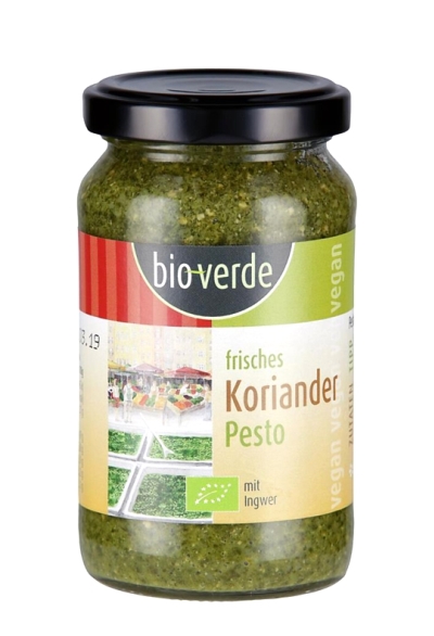 BIO Pesto koriandr se z�zvorem (Bio-verde)