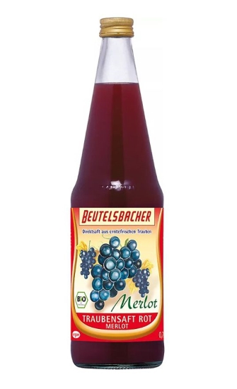 BIO ���va z �erven�ch hrozn� Merlot (Beutelsbacher)