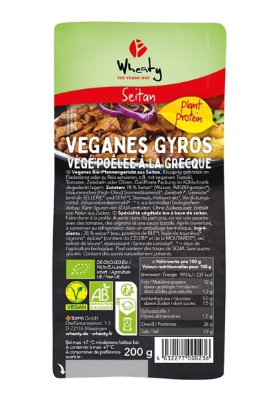 BIO Vegansk� gyros (Wheaty)